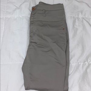 Gray High Waisted Pants